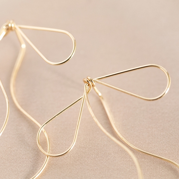 Chic Bow Earrings - Only 1 left! - Picture 3 of 6